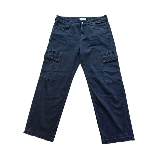 Mango POCKET CARGO JEANS size 12 - Picture 5 of 13